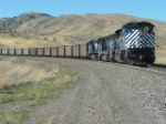 MRL 7313 SD70ACe heading for Bozeman Pass